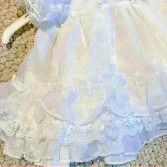 🌟 Vintage Sweet Treats lace ruffle dress white - Picture 7 of 11